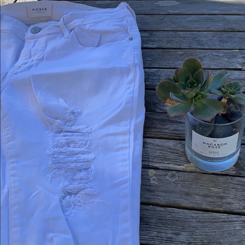 NWOT Low-Rise White PacSun Jeans - Picture 4 of 9